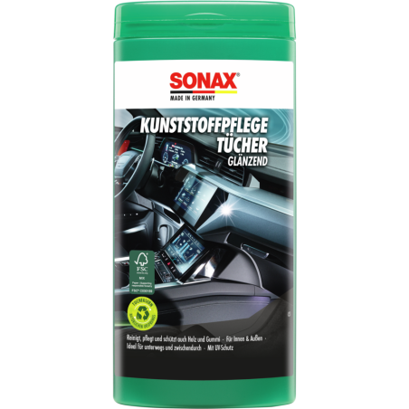 KunststoffPflegeTücher glänzend Box